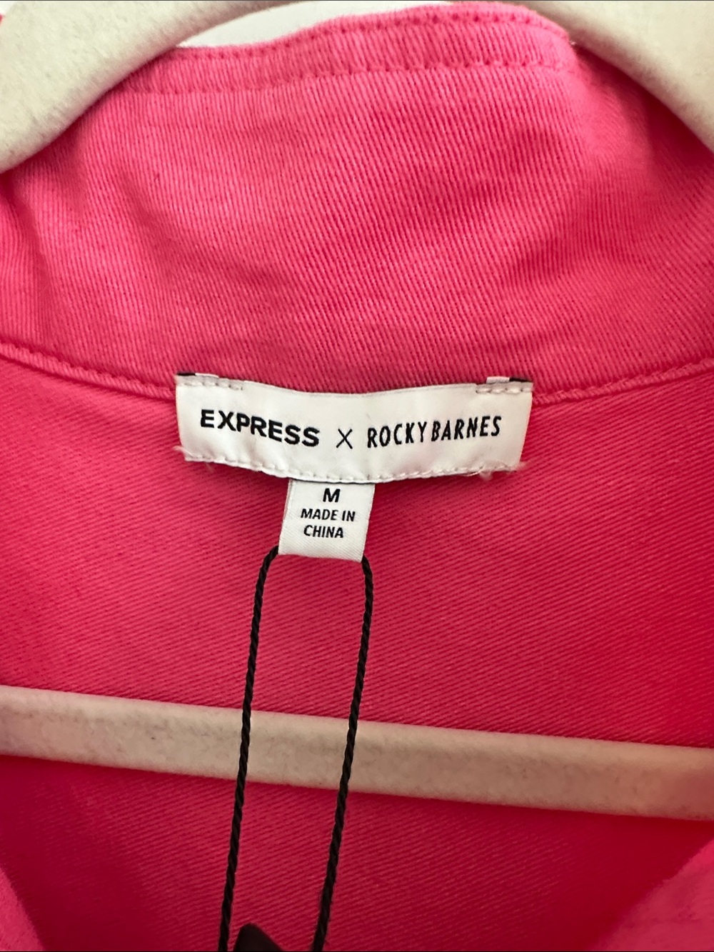 NWT Express x Rocky Barnes  Pink Utility Romper Long Sleeve Belted Size Medium - Picture 4 of 11